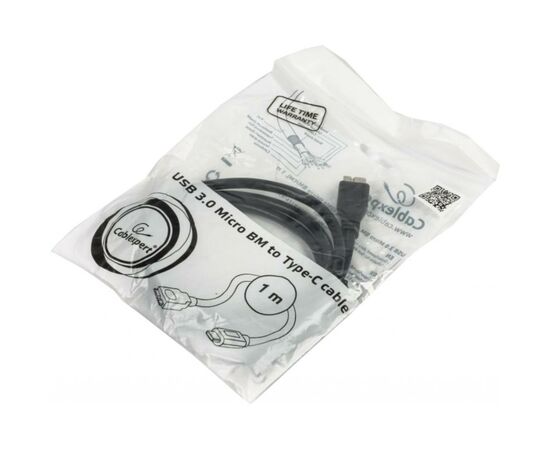 Дата кабель USB 3.0 Type-C to Micro B 1.0m Cablexpert (CCP-USB3-mBMCM-1M), изображение 2 Дата кабель USB 3.0 Type-C to Micro B 1.0m Cablexpert (CCP-USB3-mBMCM-1M), изображение 2