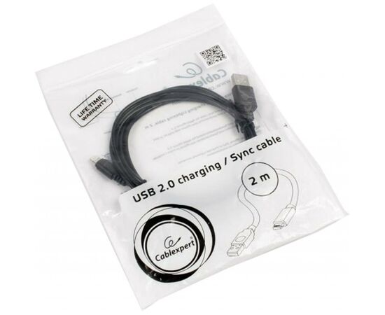 Дата кабель USB 2.0 AM to Lightning 2.0m Cablexpert (CC-USB2-AMLM-2M), изображение 4 Дата кабель USB 2.0 AM to Lightning 2.0m Cablexpert (CC-USB2-AMLM-2M), изображение 4