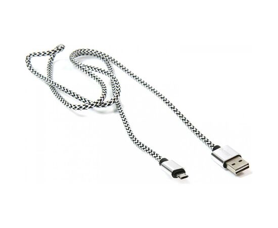 Дата кабель USB 2.0 AM to Micro 5P 1.0m PowerPlant (CA910212)
