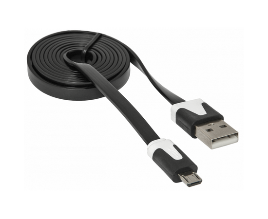 Дата кабель USB08-03P USB 2.0 - Micro USB, 1m Defender (87475), изображение 2 Дата кабель USB08-03P USB 2.0 - Micro USB, 1m Defender (87475), изображение 2