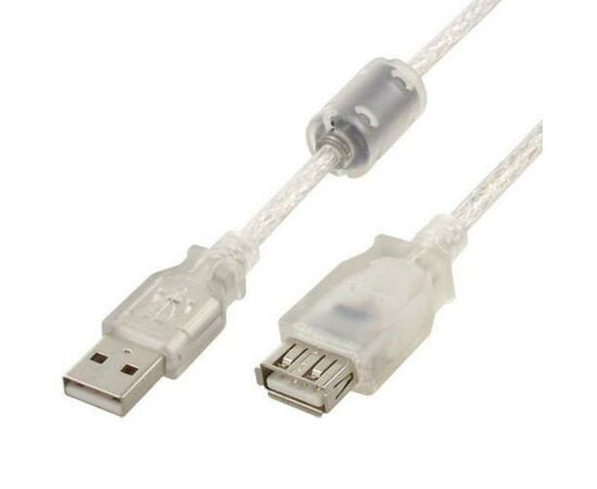 Дата кабель USB 2.0 AM/AF 0.75m Cablexpert (CCF-USB2-AMAF-TR-0.75M)