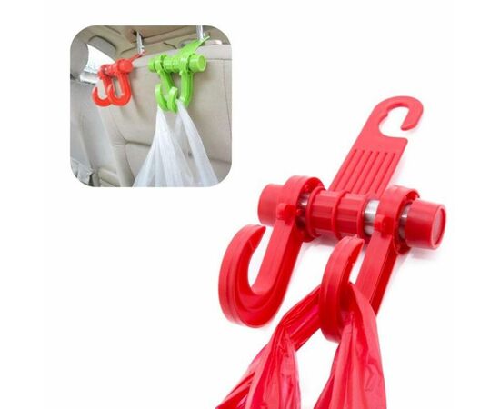 Універсальний автотримач Extradigital для сумок и пакетов Car Hook CC-598 Red (CMH4126), зображення 4 Універсальний автотримач Extradigital для сумок и пакетов Car Hook CC-598 Red (CMH4126), зображення 4