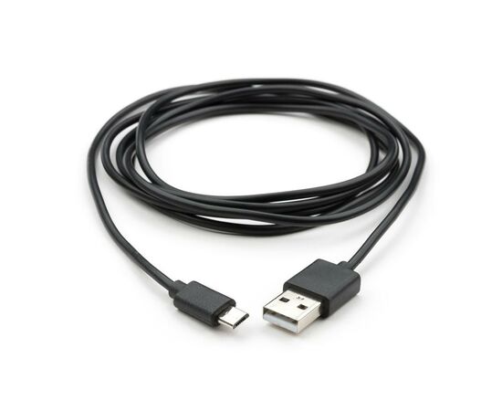 Дата кабель USB 2.0 AM to Micro 5P PVC 1.8m black Vinga (VCPDCM1.8BK), изображение 2 Дата кабель USB 2.0 AM to Micro 5P PVC 1.8m black Vinga (VCPDCM1.8BK), изображение 2