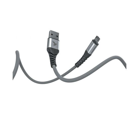 Дата кабель USB 2.0 AM to Micro 5P 1.0m Flex Gray Pixus (4897058531145), изображение 4 Дата кабель USB 2.0 AM to Micro 5P 1.0m Flex Gray Pixus (4897058531145), изображение 4