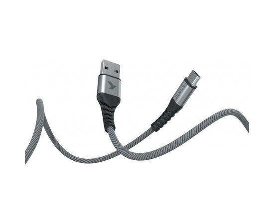 Дата кабель USB 2.0 AM to Type-C 1.0m Flex Gray Pixus (4897058531152), изображение 4