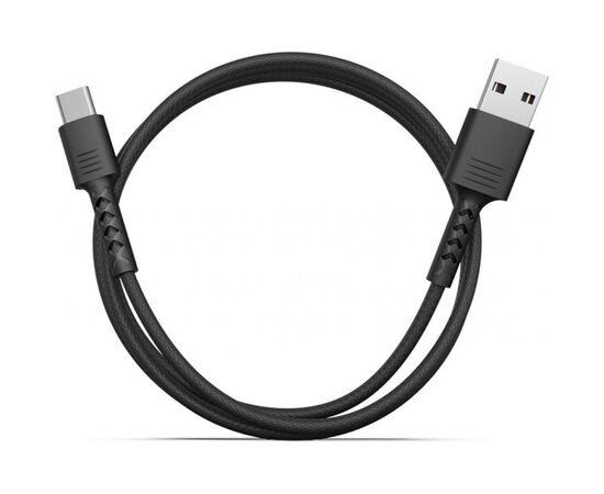 Дата кабель USB 2.0 AM to Type-C 1.0m Soft black Pixus (4897058530919), изображение 2