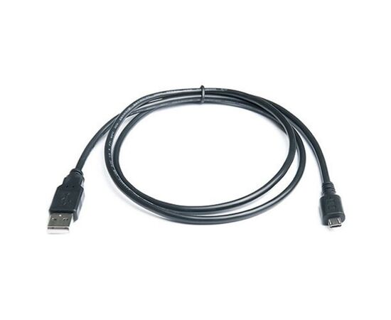 Дата кабель USB 2.0 AM to Micro 5P 1.0m Pro black REAL-EL (EL123500023)