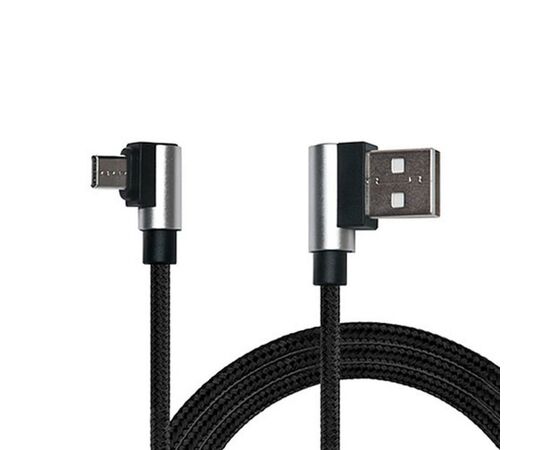 Дата кабель USB 2.0 AM to Micro 5P 1.0m Premium black REAL-EL (EL123500031), изображение 3 Дата кабель USB 2.0 AM to Micro 5P 1.0m Premium black REAL-EL (EL123500031), изображение 3