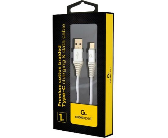 Дата кабель USB 2.0 AM to Type-C 1.0m Cablexpert (CC-USB2B-AMCM-1M-BW2), изображение 2 Дата кабель USB 2.0 AM to Type-C 1.0m Cablexpert (CC-USB2B-AMCM-1M-BW2), изображение 2