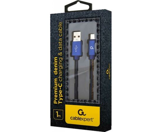 Дата кабель USB 2.0 AM to Type-C 2.0m Cablexpert (CC-USB2J-AMCM-2M-BL), изображение 2 Дата кабель USB 2.0 AM to Type-C 2.0m Cablexpert (CC-USB2J-AMCM-2M-BL), изображение 2