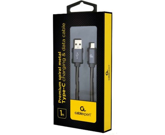Дата кабель USB 2.0 AM to Type-C 2.0m Cablexpert (CC-USB2S-AMCM-2M-BG), изображение 2 Дата кабель USB 2.0 AM to Type-C 2.0m Cablexpert (CC-USB2S-AMCM-2M-BG), изображение 2