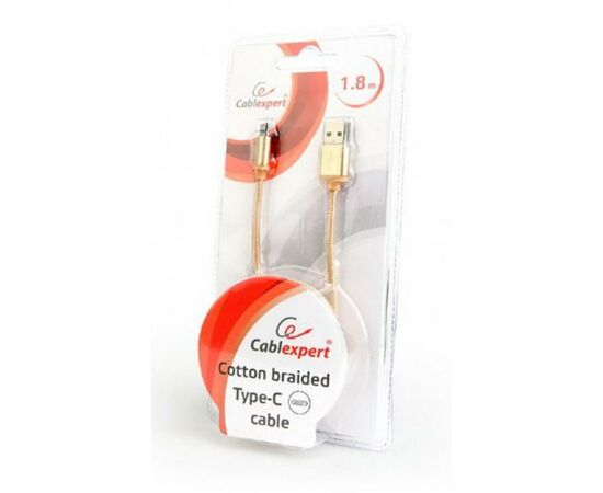 Дата кабель USB 2.0 AM to Type-C 1.8m Cablexpert (CCB-mUSB2B-AMCM-6-G), изображение 3 Дата кабель USB 2.0 AM to Type-C 1.8m Cablexpert (CCB-mUSB2B-AMCM-6-G), изображение 3