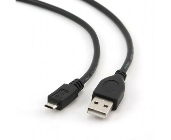 Дата кабель USB 2.0 AM to Micro 5P 0.1m Cablexpert (CCP-mUSB2-AMBM-0.1M), изображение 2 Дата кабель USB 2.0 AM to Micro 5P 0.1m Cablexpert (CCP-mUSB2-AMBM-0.1M), изображение 2