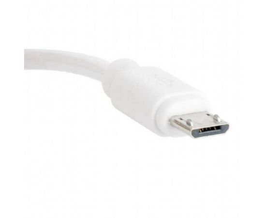 Дата кабель USB 2.0 AM to Micro 5P Cablexpert (CC-mUSB2C-AMBM-6-W), изображение 2 Дата кабель USB 2.0 AM to Micro 5P Cablexpert (CC-mUSB2C-AMBM-6-W), изображение 2