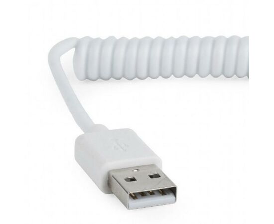 Дата кабель USB 2.0 AM to Micro 5P Cablexpert (CC-mUSB2C-AMBM-6-W), изображение 3 Дата кабель USB 2.0 AM to Micro 5P Cablexpert (CC-mUSB2C-AMBM-6-W), изображение 3