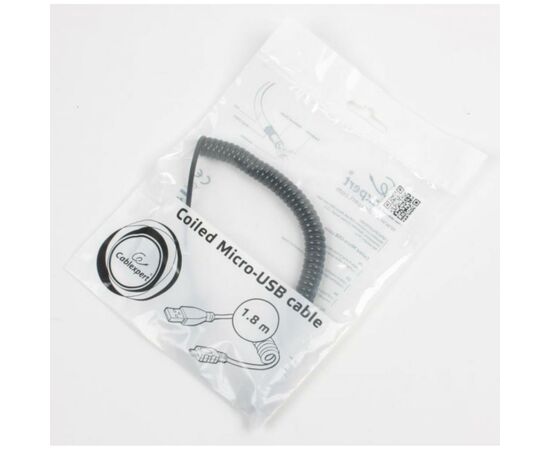 Дата кабель USB 2.0 AM to Micro 5P Cablexpert (CC-mUSB2C-AMBM-6), изображение 4 Дата кабель USB 2.0 AM to Micro 5P Cablexpert (CC-mUSB2C-AMBM-6), изображение 4