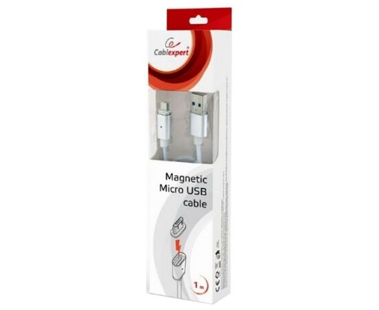 Дата кабель USB 2.0 AM to Micro 5P 1.0m magnet Cablexpert (CC-USB2-AMmUMM-1M), изображение 2 Дата кабель USB 2.0 AM to Micro 5P 1.0m magnet Cablexpert (CC-USB2-AMmUMM-1M), изображение 2