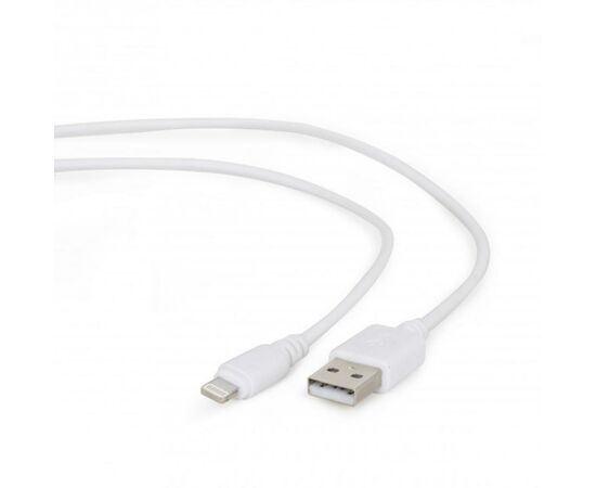 Дата кабель USB 2.0 AM to Lightning 2.0m Cablexpert (CC-USB2-AMLM-2M-W)