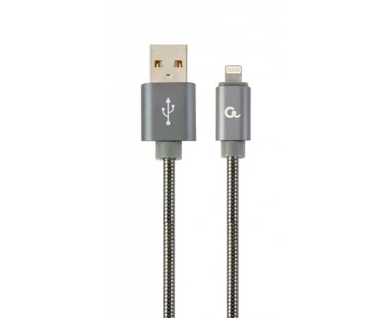 Дата кабель USB 2.0 AM to Lightning 1.0m Cablexpert (CC-USB2S-AMLM-1M-BG)
