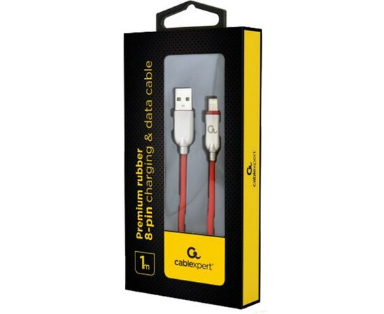 Дата кабель USB 2.0 AM to Lightning 1.0m Cablexpert (CC-USB2R-AMLM-1M-R), изображение 2 Дата кабель USB 2.0 AM to Lightning 1.0m Cablexpert (CC-USB2R-AMLM-1M-R), изображение 2