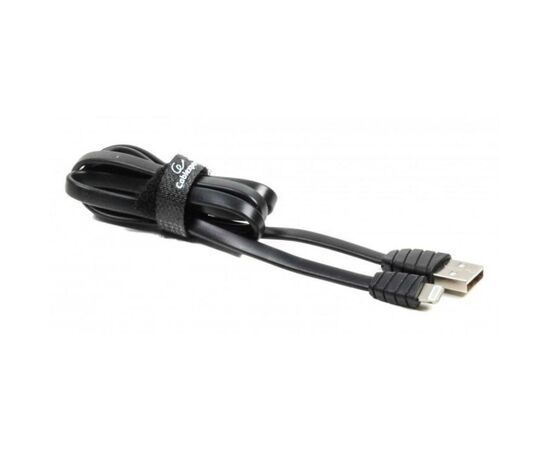 Дата кабель USB 2.0 AM to Lightning 1.0m flat Cablexpert (CCPB-L-USB-02BK), изображение 2 Дата кабель USB 2.0 AM to Lightning 1.0m flat Cablexpert (CCPB-L-USB-02BK), изображение 2
