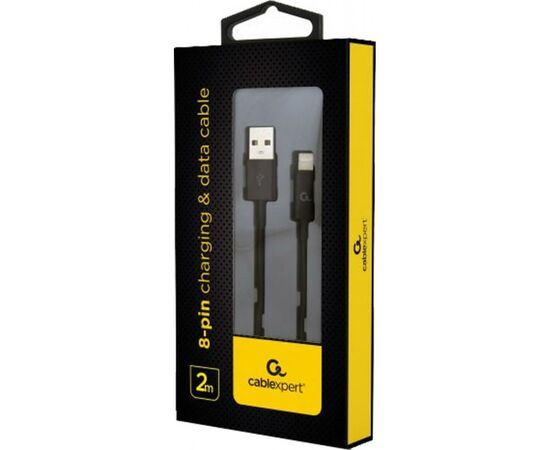 Дата кабель USB 2.0 AM to Lightning 2.0m Cablexpert (CC-USB2P-AMLM-2M), изображение 2 Дата кабель USB 2.0 AM to Lightning 2.0m Cablexpert (CC-USB2P-AMLM-2M), изображение 2