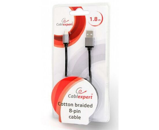 Дата кабель USB 2.0 AM to Lightning 1.8m Cablexpert (CCB-mUSB2B-AMLM-6), изображение 3 Дата кабель USB 2.0 AM to Lightning 1.8m Cablexpert (CCB-mUSB2B-AMLM-6), изображение 3