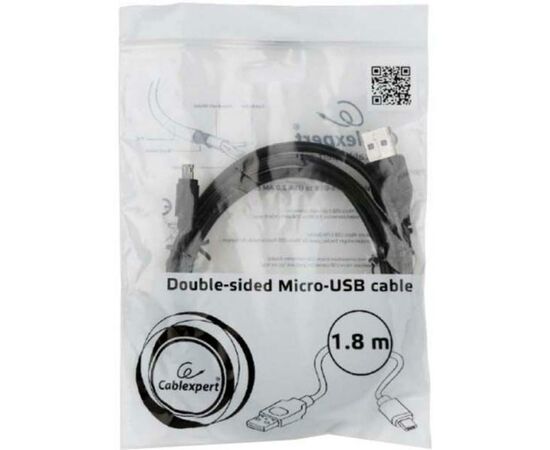 Дата кабель USB 2.0 AM to Micro 5P 1.8m Cablexpert (CC-USB2-AMmDM-6)
