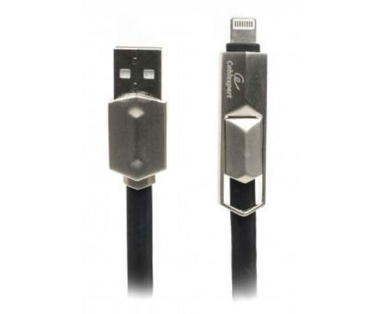 Дата кабель USB 2.0 AM to Micro 5P 1.0m Cablexpert (CCPB-ML-USB-05BK)