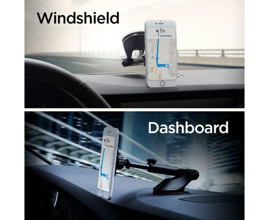 Универсальный автодержатель Spigen Kuel H35 Car Mount Holder (000CG21496), изображение 8 Универсальный автодержатель Spigen Kuel H35 Car Mount Holder (000CG21496), изображение 8