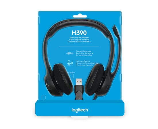 Наушники Logitech H390 (981-000406), изображение 7 Наушники Logitech H390 (981-000406), изображение 7
