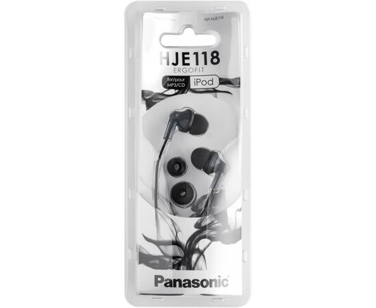 Наушники Panasonic RP-HJE118GU-K, изображение 4 Наушники Panasonic RP-HJE118GU-K, изображение 4