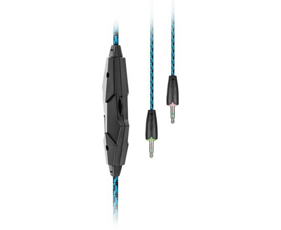 Наушники Gemix W-360 black-blue, изображение 5 Наушники Gemix W-360 black-blue, изображение 5