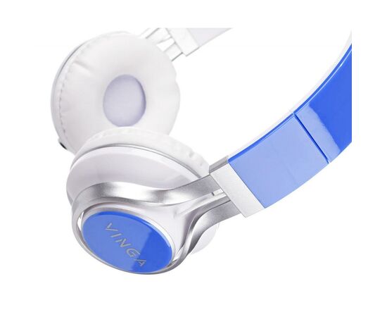 Навушники Vinga HSM040 White/Blue (HSM040WB), зображення 10 Навушники Vinga HSM040 White/Blue (HSM040WB), зображення 10
