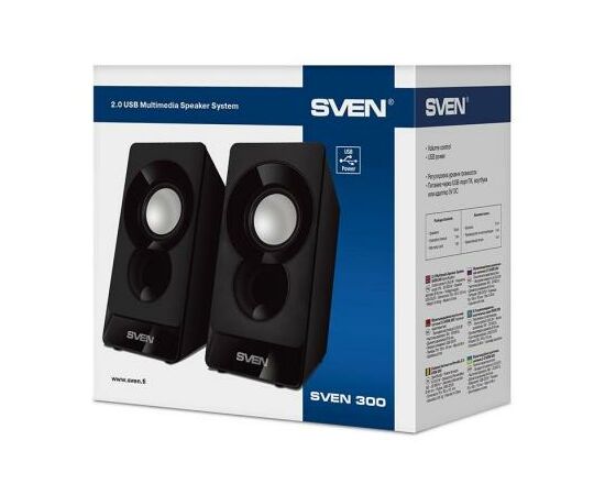 Акустическая система Sven 300 black, изображение 7 Акустическая система Sven 300 black, изображение 7