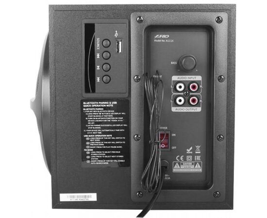 Акустическая система F&D A-111X black, изображение 5 Акустическая система F&D A-111X black, изображение 5