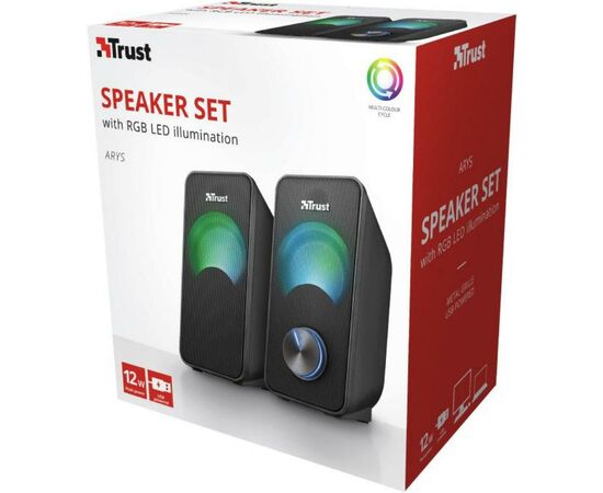 Акустическая система Trust Arys RGB (23120), изображение 3 Акустическая система Trust Arys RGB (23120), изображение 3