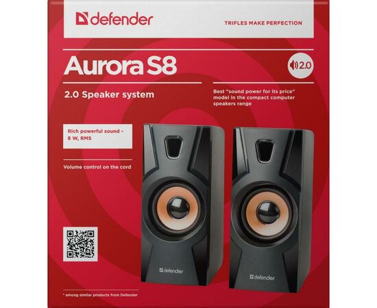 Акустическая система Defender Aurora S8 Black (65408), изображение 2 Акустическая система Defender Aurora S8 Black (65408), изображение 2