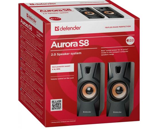 Акустическая система Defender Aurora S8 Black (65408), изображение 3 Акустическая система Defender Aurora S8 Black (65408), изображение 3