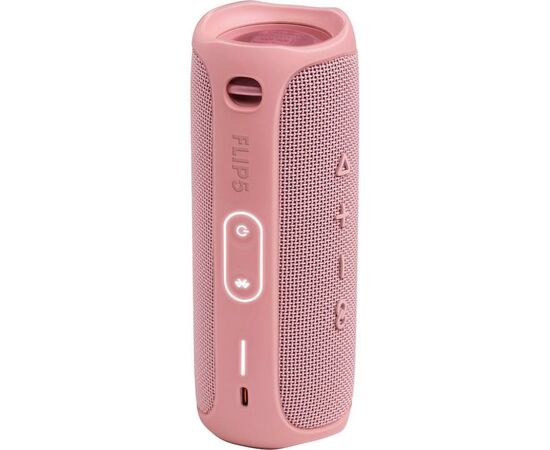 Акустическая система JBL Flip 5 Pink (JBLFLIP5PINK), изображение 3 Акустическая система JBL Flip 5 Pink (JBLFLIP5PINK), изображение 3