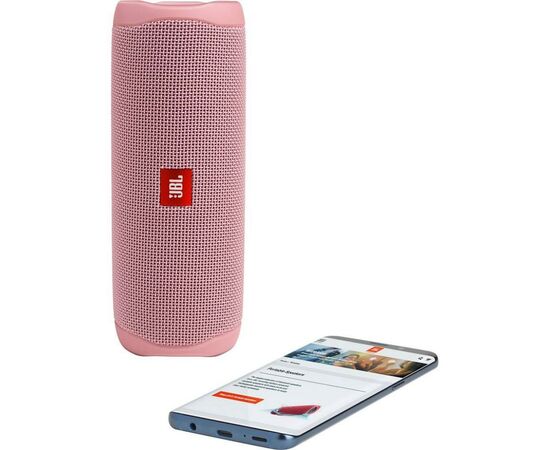 Акустическая система JBL Flip 5 Pink (JBLFLIP5PINK), изображение 6 Акустическая система JBL Flip 5 Pink (JBLFLIP5PINK), изображение 6