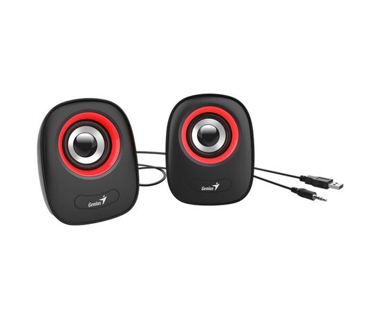 Акустическая система Genius SP-Q160 Red (31730027401), изображение 3 Акустическая система Genius SP-Q160 Red (31730027401), изображение 3