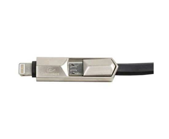 Дата кабель USB 2.0 AM to Micro 5P 1.0m Cablexpert (CCPB-ML-USB-05BK), изображение 3 Дата кабель USB 2.0 AM to Micro 5P 1.0m Cablexpert (CCPB-ML-USB-05BK), изображение 3