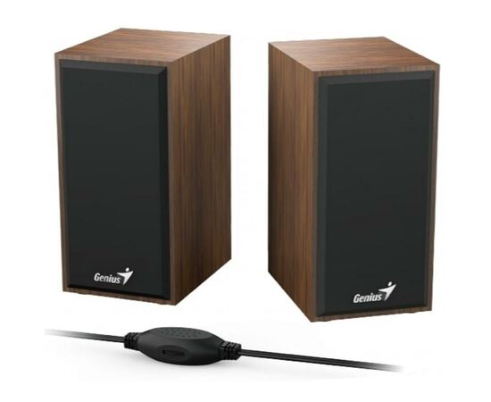 Акустическая система Genius SP-HF180 USB Wood (31730029400), изображение 3 Акустическая система Genius SP-HF180 USB Wood (31730029400), изображение 3