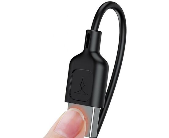 Дата кабель USB 2.0 AM to Lightning 1.0m Fast T-L829 Black T-Phox (T-L829 Black), изображение 4 Дата кабель USB 2.0 AM to Lightning 1.0m Fast T-L829 Black T-Phox (T-L829 Black), изображение 4