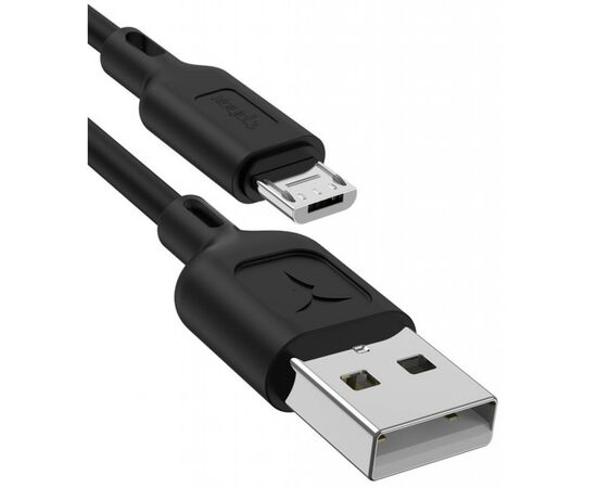 Дата кабель USB 2.0 AM to Micro 5P 1.2m Fast T-M829 T-Phox (T-M829 Black), изображение 2 Дата кабель USB 2.0 AM to Micro 5P 1.2m Fast T-M829 T-Phox (T-M829 Black), изображение 2