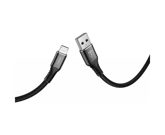 Дата кабель USB 2.0 AM to Micro 5P 1.0m Jagger T-M814 Black T-Phox (T-M814 black), изображение 3 Дата кабель USB 2.0 AM to Micro 5P 1.0m Jagger T-M814 Black T-Phox (T-M814 black), изображение 3