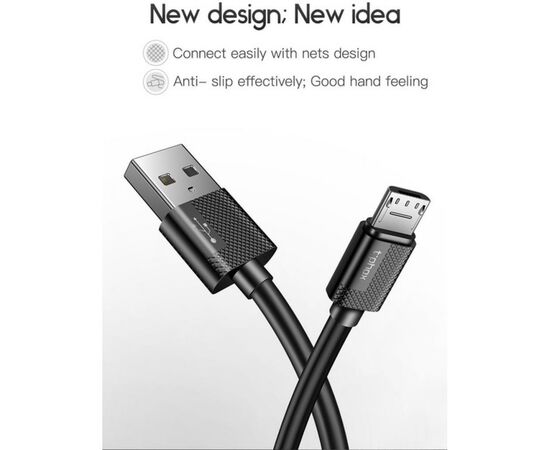Дата кабель USB 2.0 AM to Micro 5P 2.0m Nets T-M801 White T-Phox (T-M801(2) white), изображение 7 Дата кабель USB 2.0 AM to Micro 5P 2.0m Nets T-M801 White T-Phox (T-M801(2) white), изображение 7