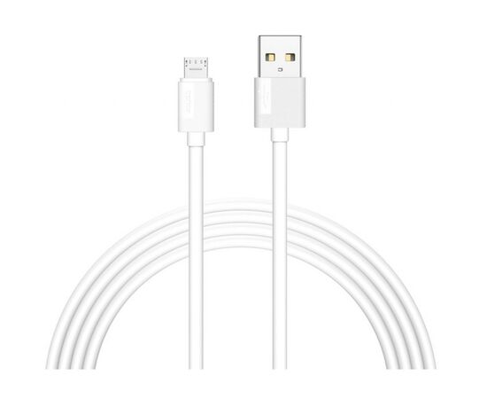 Дата кабель USB 2.0 AM to Micro 5P 2.0m Nets T-M801 White T-Phox (T-M801(2) white)