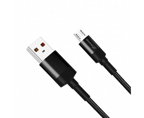Дата кабель USB 2.0 AM to Micro 5P 1.0m Grand-X (FM-03), изображение 2